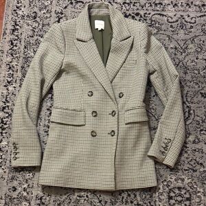 Women's Houndstooth Double-Breasted Phoebe Blazer